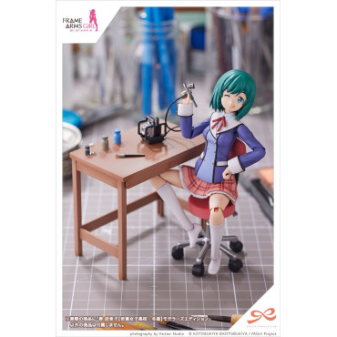 Figura Sousai Shojo Teien Kit de Modelo Plástico 1/10 Bukiko Kotobuki Roupa de inverno Edição do Modelista 15 Cm