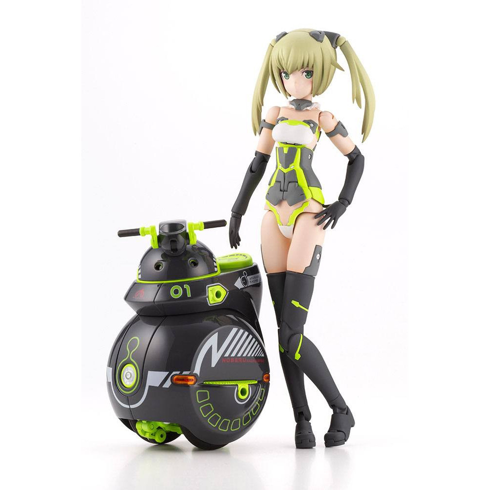 Figura Armação Braços Menina Modelo Plástico Kit Innocentia (Racer) & Noseru (Racing Specs Ver.) 15 Cm