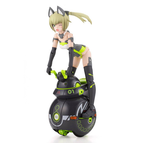 Figura Armação Braços Menina Modelo Plástico Kit Innocentia (Racer) & Noseru (Racing Specs Ver.) 15 Cm