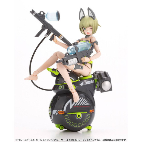 Figura Armação Braços Menina Modelo Plástico Kit Innocentia (Racer) & Noseru (Racing Specs Ver.) 15 Cm