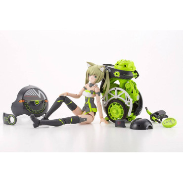 Figura Armação Braços Menina Modelo Plástico Kit Innocentia (Racer) & Noseru (Racing Specs Ver.) 15 Cm