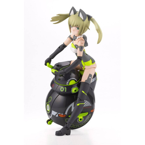 Figura Armação Braços Menina Modelo Plástico Kit Innocentia (Racer) & Noseru (Racing Specs Ver.) 15 Cm