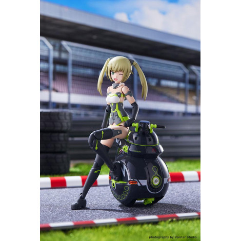 Figura Armação Braços Menina Modelo Plástico Kit Innocentia (Racer) & Noseru (Racing Specs Ver.) 15 Cm