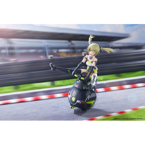 Figura Armação Braços Menina Modelo Plástico Kit Innocentia (Racer) & Noseru (Racing Specs Ver.) 15 Cm