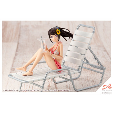 Figura Sousai Shojo Teien Accessories 1/10 Conjunto das merecidas férias de verão da Madoka depois da escola