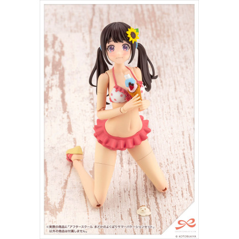 Figura Sousai Shojo Teien Accessories 1/10 Conjunto das merecidas férias de verão da Madoka depois da escola