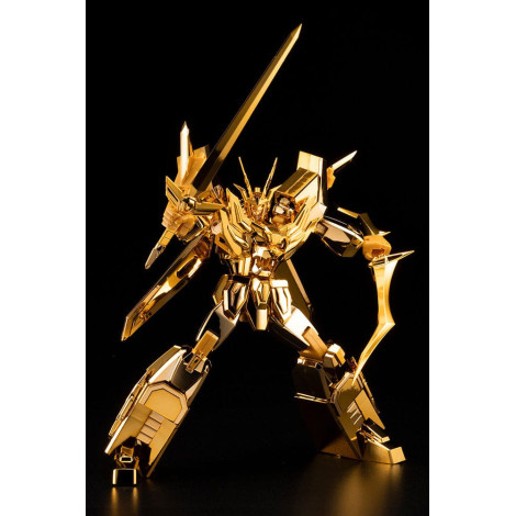 Brave Exkaiser Figura Kit de Modelo em Plástico Grande Exkizer (Versão Banhada a Ouro) 18 Cm