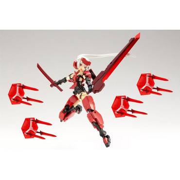 Figura Armação Braços Menina Modelo de Plástico Kit de Modelo e Conjunto de Armas Jinrai 15 Cm