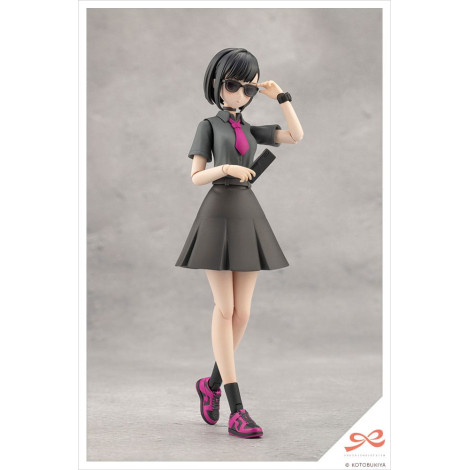 Figura Sousai Shojo Teien Kit de Modelo Plástico 1/10 Yomi (Tela Preta) 16 Cm