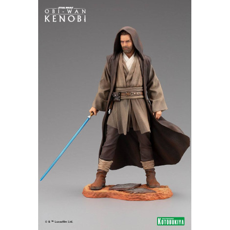 Star Wars Figura Obi-Wan Kenobi Pvc Artfx 1/7 Obi-Wan Kenobi 27 Cm