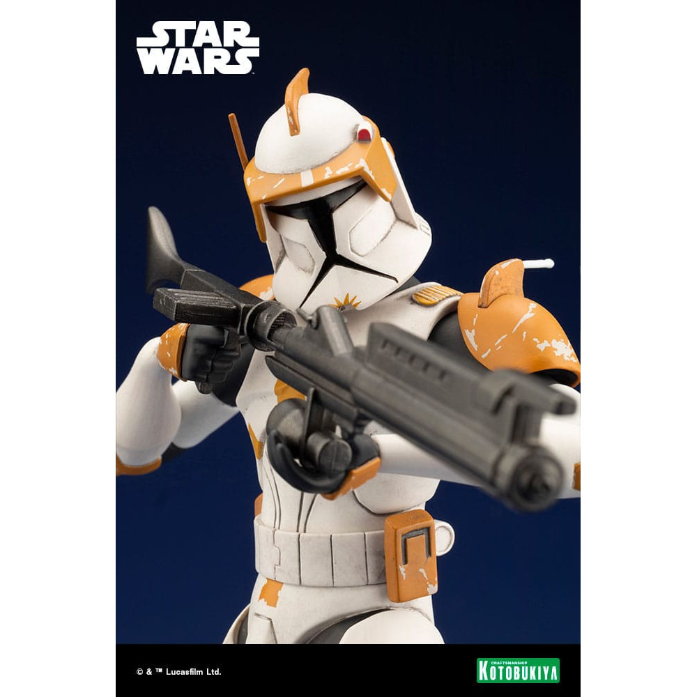 Star Wars Figura The Clone Wars Artfx 1/10 Comandante Cody 17 Cm