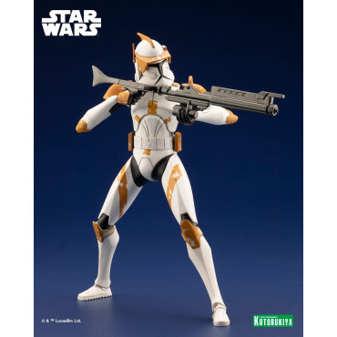 Star Wars Figura The Clone Wars Artfx 1/10 Comandante Cody 17 Cm