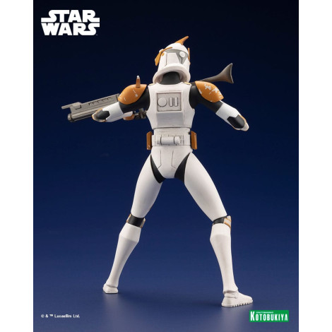 Star Wars Figura The Clone Wars Artfx 1/10 Comandante Cody 17 Cm