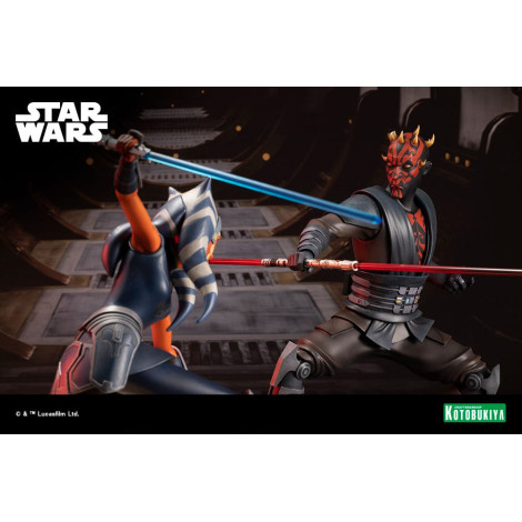 Star Wars Figura The Clone Wars Pvc Artfx 1/7 Darth Maul 26 Cm