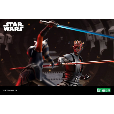 Star Wars Figura The Clone Wars Pvc Artfx 1/7 Darth Maul 26 Cm