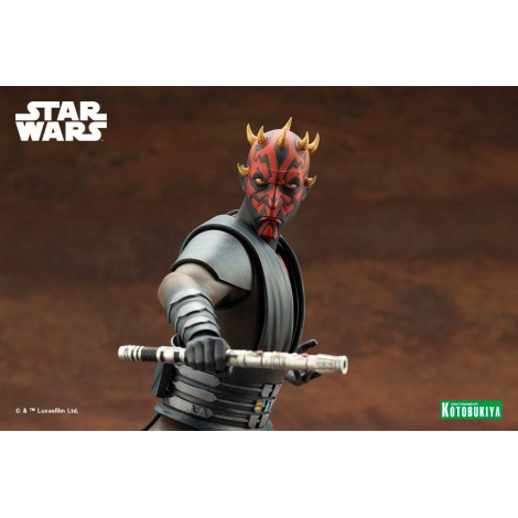 Star Wars Figura The Clone Wars Pvc Artfx 1/7 Darth Maul 26 Cm