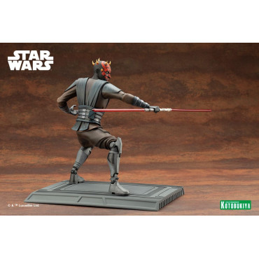 Star Wars Figura The Clone Wars Pvc Artfx 1/7 Darth Maul 26 Cm