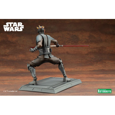 Star Wars Figura The Clone Wars Pvc Artfx 1/7 Darth Maul 26 Cm