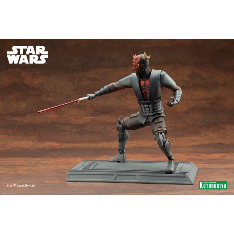 Star Wars Figura The Clone Wars Pvc Artfx 1/7 Darth Maul 26 Cm