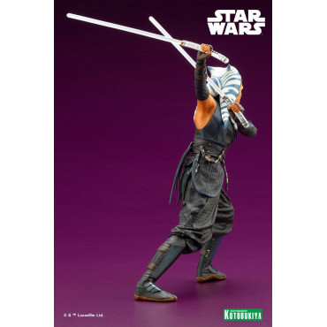 Star Wars Figura O Mandaloriano Artfx 1/10 Ahsoka Tano 19 Cm