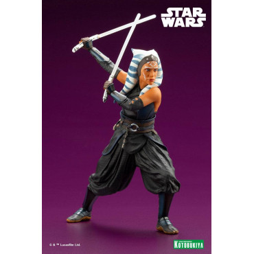 Star Wars Figura O Mandaloriano Artfx 1/10 Ahsoka Tano 19 Cm