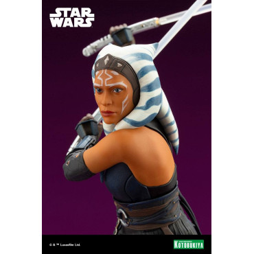 Star Wars Figura O Mandaloriano Artfx 1/10 Ahsoka Tano 19 Cm