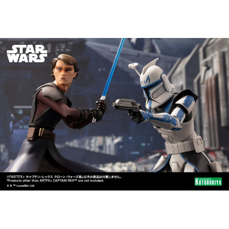 Star Wars Figura The Clone Wars Artfx 1/10 Capitão Rex 16 Cm