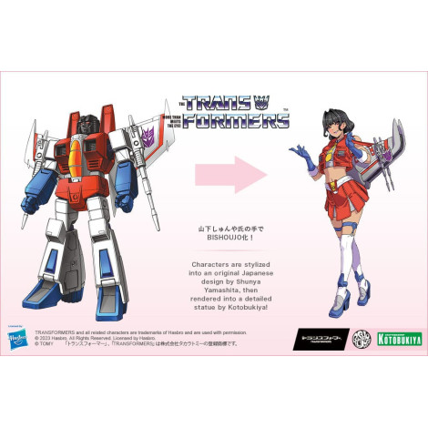 Transformers Figura Bishoujo Pvc 1/7 Thundercracker Edição Limitada 21 Cm