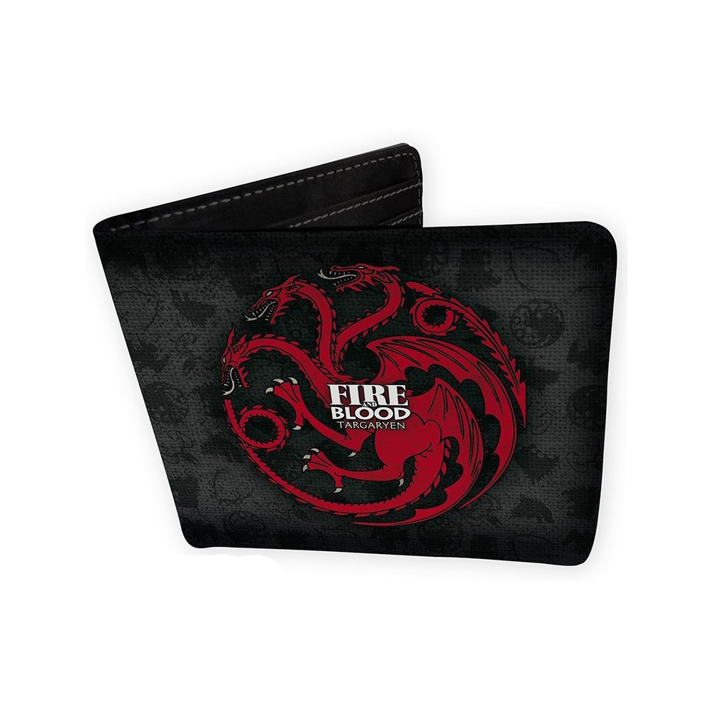 Carteira com emblema Targaryen de Game of Thrones