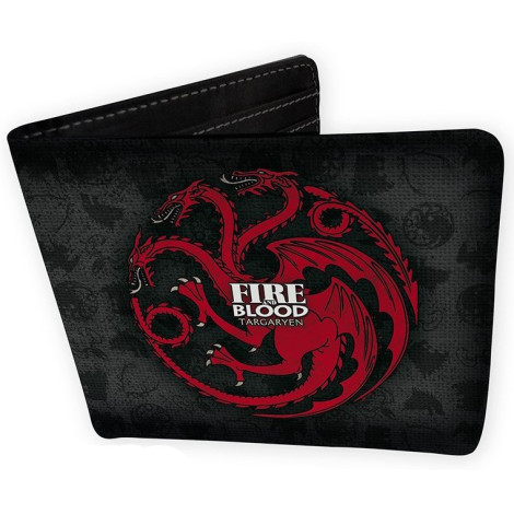 Carteira com emblema Targaryen de Game of Thrones