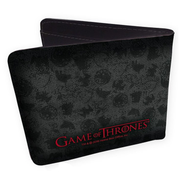 Carteira com emblema Targaryen de Game of Thrones