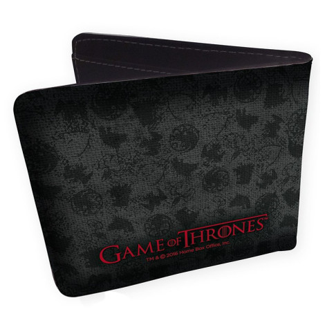 Carteira com emblema Targaryen de Game of Thrones