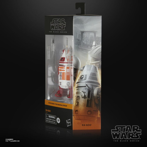 Star WarsFigura: O Mandaloriano Série Negra R4-6D0 15 Cm