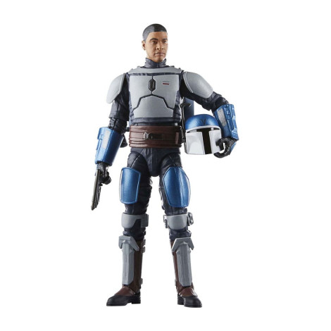 Star WarsFigura: O Mandaloriano Série Negra Comandante da Frota Mandaloriana 15 Cm