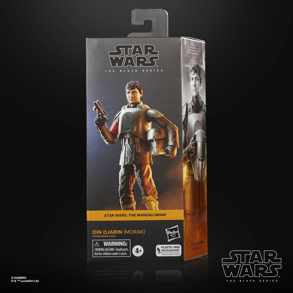 Star WarsFiguras : Os Mandalorianos Série Negra Din Djarin (Morak) 15 Cm