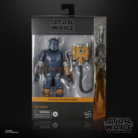 Star WarsFigura: O Mandaloriano Série Negra Deluxe Paz Vizsla 15 Cm