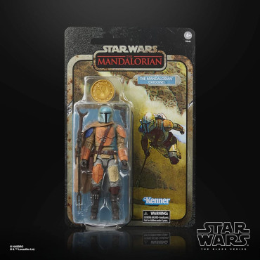 Star WarsFigura: Coleção de créditos da série negra do Mandalorian O Mandalorian (Tatooine) 15 Cm