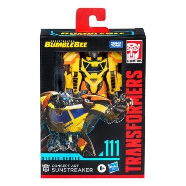 TransformersFiguras : Bumblebee Studio Series Deluxe Class Concept Art Sunstreaker 11 Cm