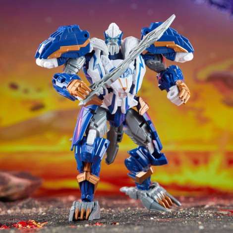 Transformers Figura Gerações Legado United Voyager Classe Prime Universo Thundertron 18 Cm