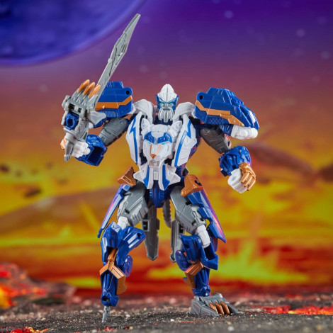 Transformers Figura Gerações Legado United Voyager Classe Prime Universo Thundertron 18 Cm