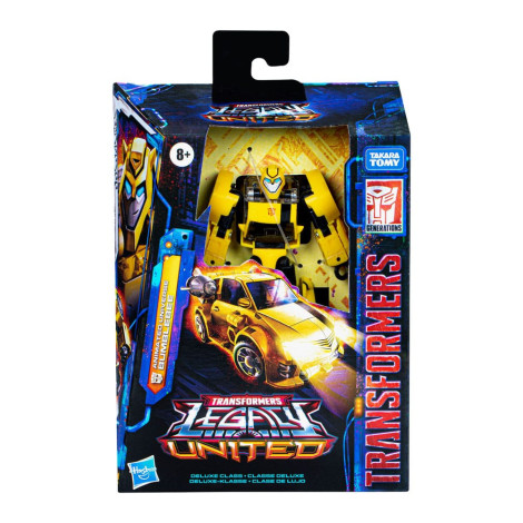 Transformers Figura Generations Legacy United Deluxe Class Universo Animado Bumblebee 14 Cm