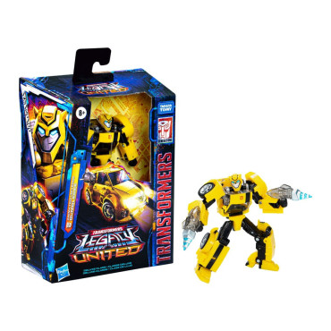 Transformers Figura Generations Legacy United Deluxe Class Universo Animado Bumblebee 14 Cm