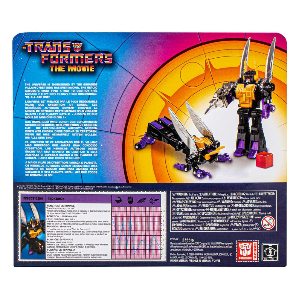 TransformersFigura The : O Filme Retro Kickback 14 Cm