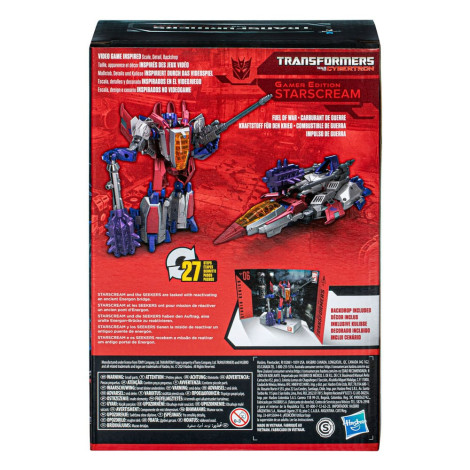 TransformersFigura The : The Movie Generations Studio Series Voyager Class Gamer Edition 06 Starscream 16 Cm