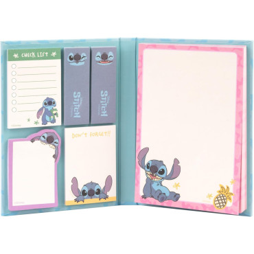 Stitch Bloco de notas autocolante Tropical Disney