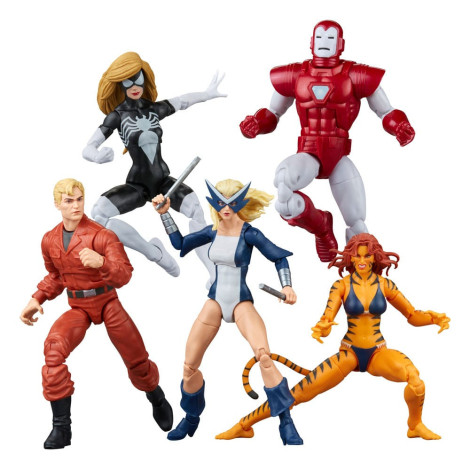 Marvel Legends Pacote de figuras Os Vingadores da Costa Oeste Exclusivo 15 Cm