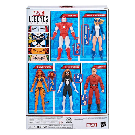 Marvel Legends Pacote de figuras Os Vingadores da Costa Oeste Exclusivo 15 Cm