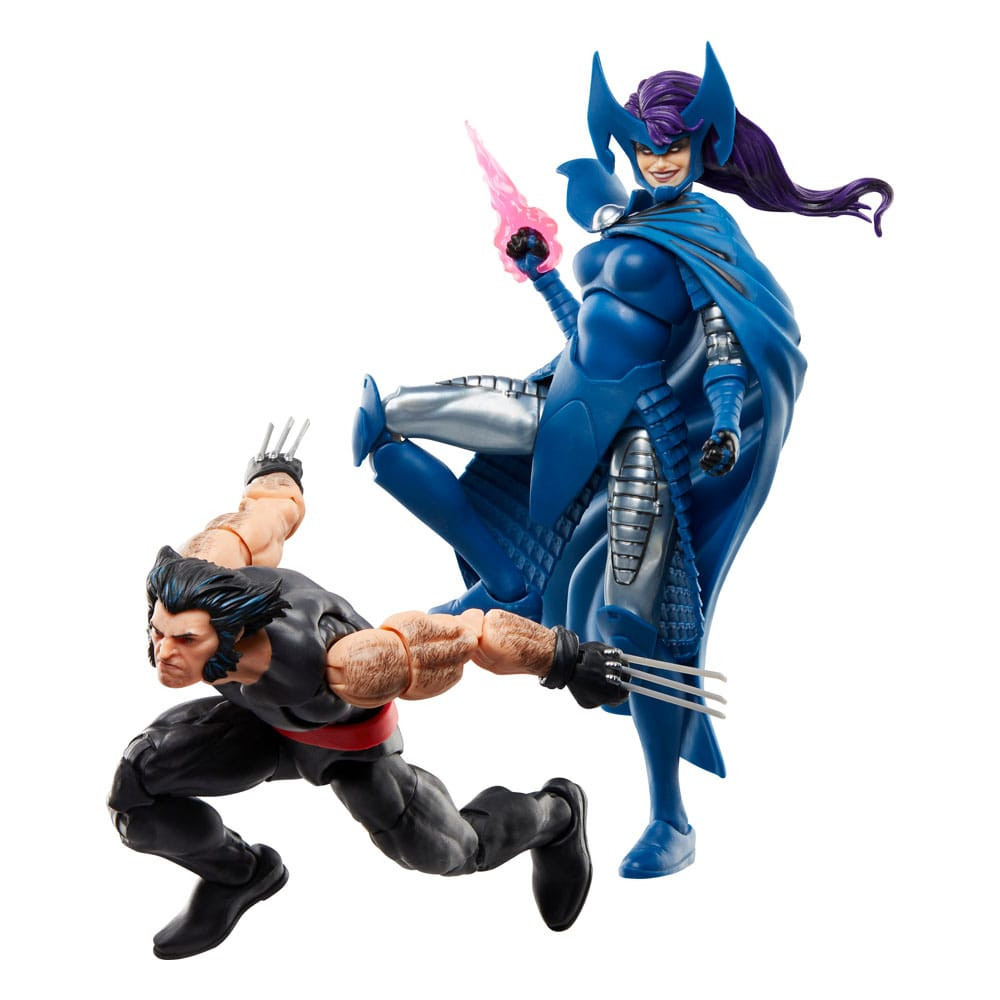 Marvel Legends Figuras Wolverine 50º Aniversário Wolverine & Psylocke 15 Cm