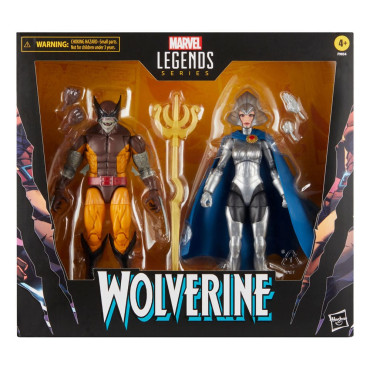 Marvel Legends Figuras Wolverine 50º Aniversário Wolverine & Lilandra Neramani 15 Cm