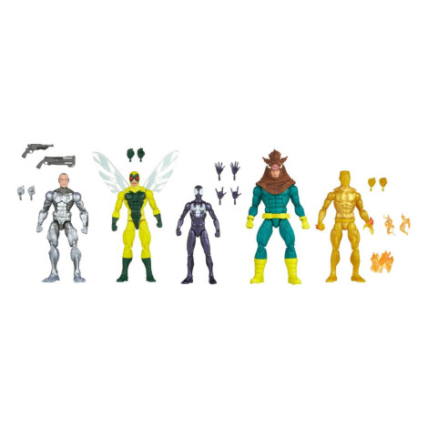 Marvel Legends Figuras do Homem-Aranha Homem-Aranha, Silvermane, Mosca Humana, Homem Derretido, Razorback 15 Cm